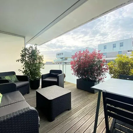 Moderne 4 Pers Au Centre De Avec Terrasse Et Garage, Proche Et Commerces - Fr-1-245-162 شقة La Baule