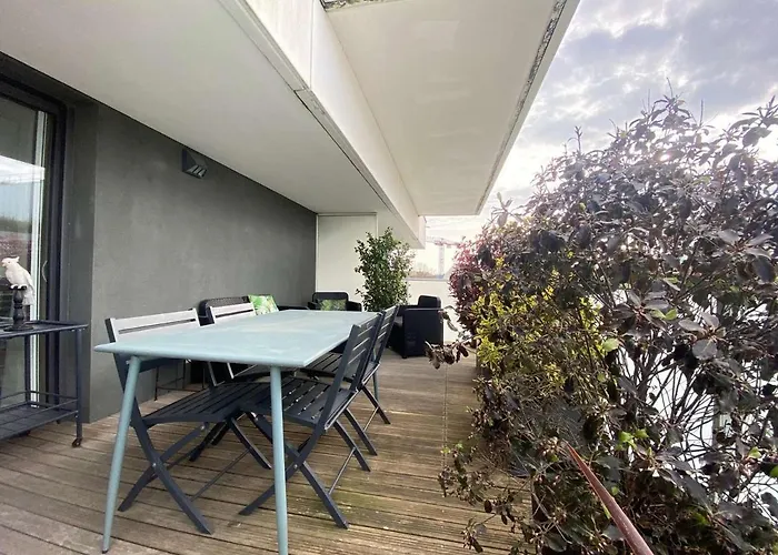 Moderne 4 Pers Au Centre De Avec Terrasse Et Garage, Proche Et Commerces - Fr-1-245-162 * La Baule