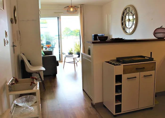 Moderne 4 Pers Au Centre De Avec Terrasse Et Garage, Proche Et Commerces - Fr-1-245-162 * La Baule